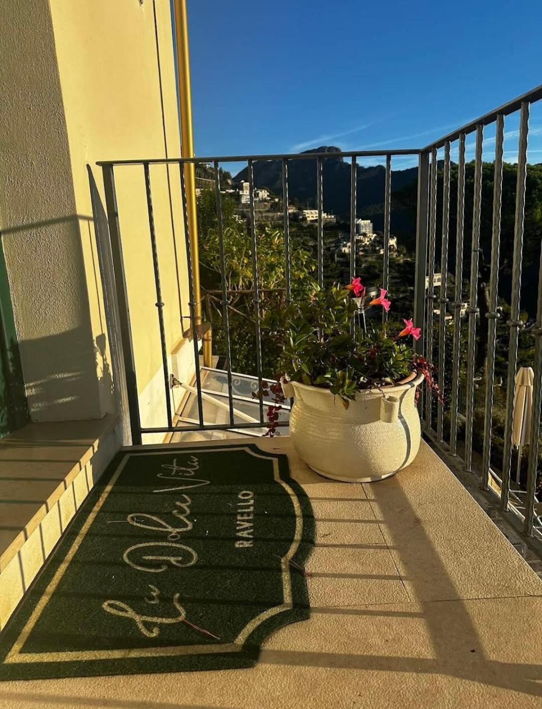 La Dolce Vita Ravello - Two Bedroom Apt With Sea View Terrace Kültér fotó